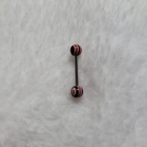 16 Gauge Surgical Steel Tongue Ring Barbell